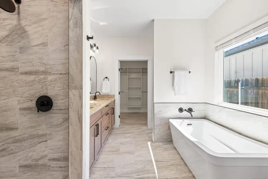 Furnished interior view inside a new home in , Kerrville (Image 11).