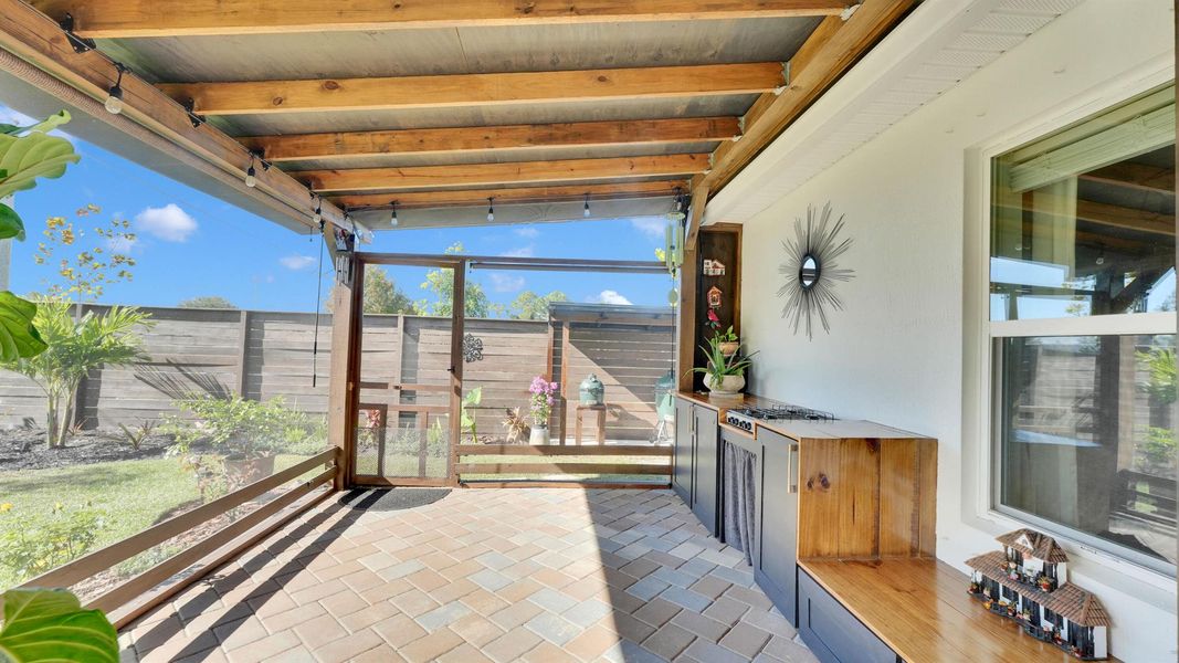 Exterior details and patio area of a home in , Port St. Lucie (Image 33). Exterior details and patio area of a home in , Port St. Lucie (Image 33).