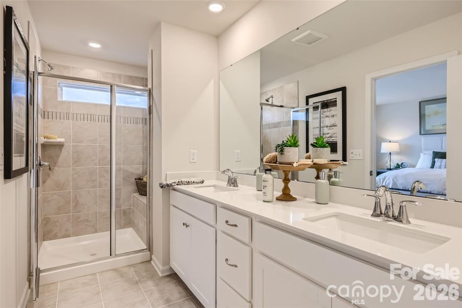 Furnished interior view inside a new home in , Mooresville (Image 6).