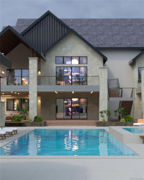 Renderings of pool Renderings of pool