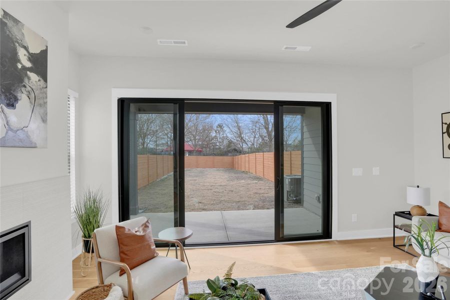 Furnished interior view inside a new home in , Charlotte (Image 36). Furnished interior view inside a new home in , Charlotte (Image 36).