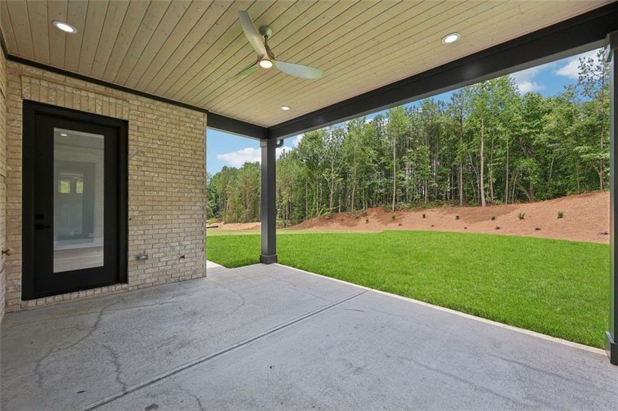 Exterior details and patio area of a home in , Braselton (Image 3). Exterior details and patio area of a home in , Braselton (Image 3).