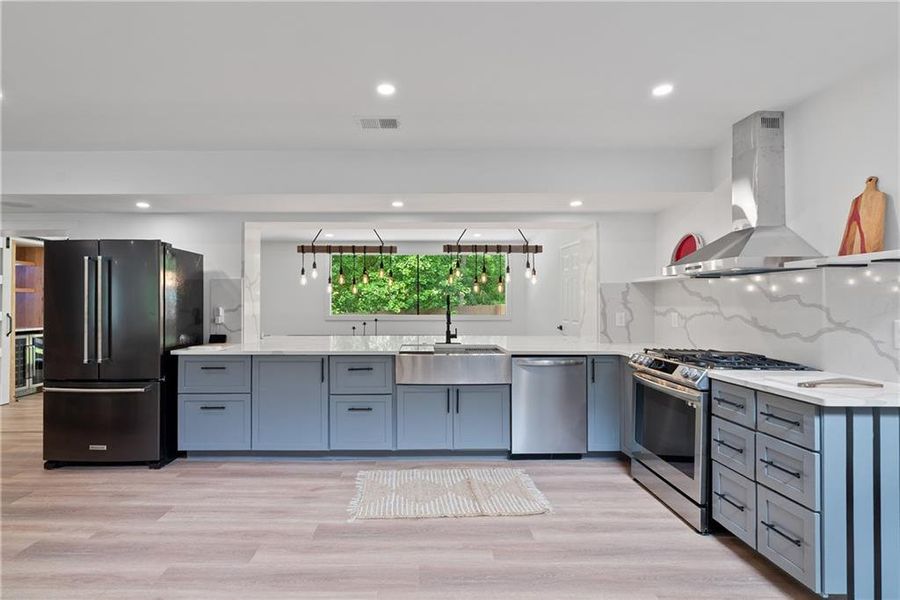 Furnished interior view inside a new home in , Atlanta (Image 15).