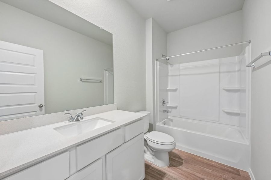 Furnished interior view inside a new home in Harrington Trails, New Caney (Image 14).