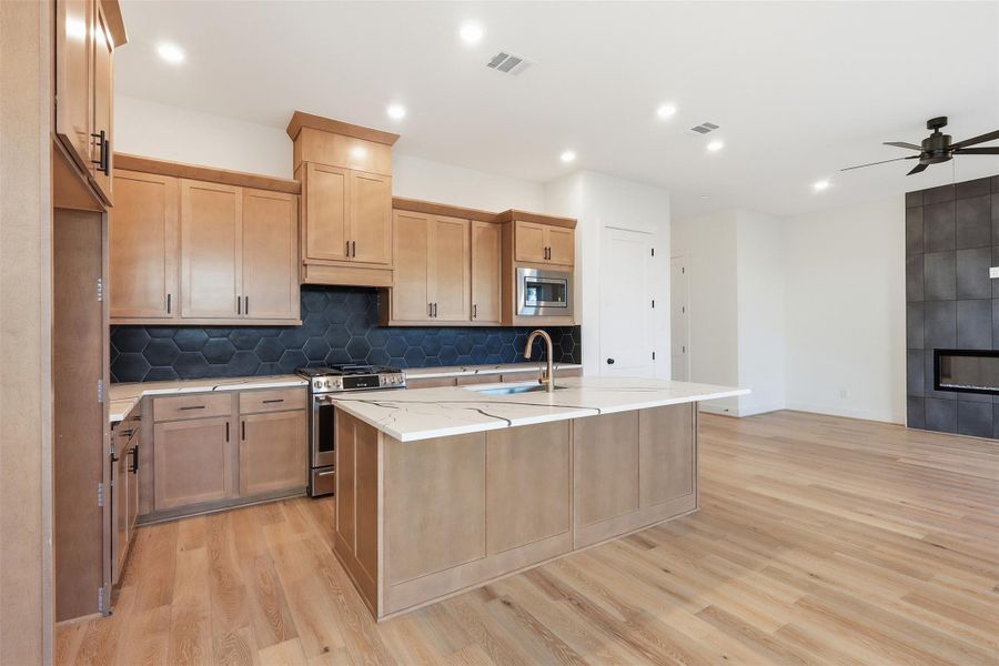 Furnished interior view inside a new home in Caywood Place, Houston (Image 14).