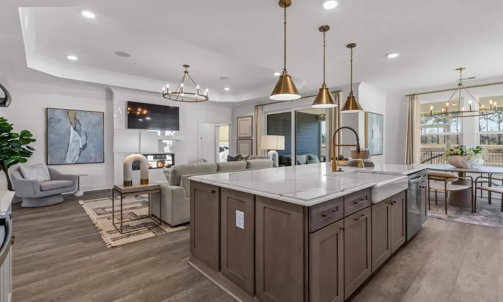 Representative furnished interior of a home built from the The Boardwalk by Chesapeake Homes in The Willows, Loris (Image 8).