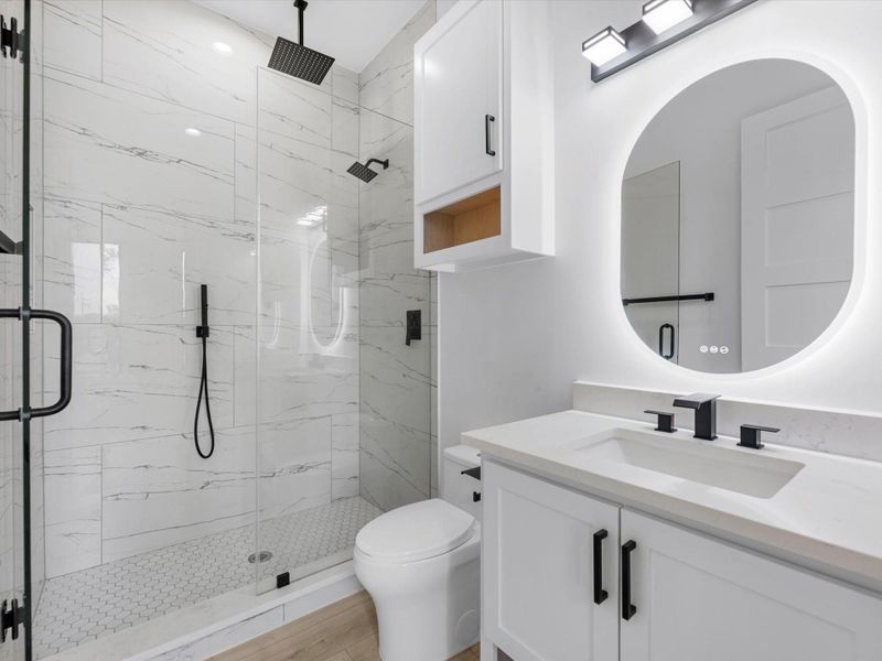 Furnished interior view inside a new home in , Houston (Image 25).