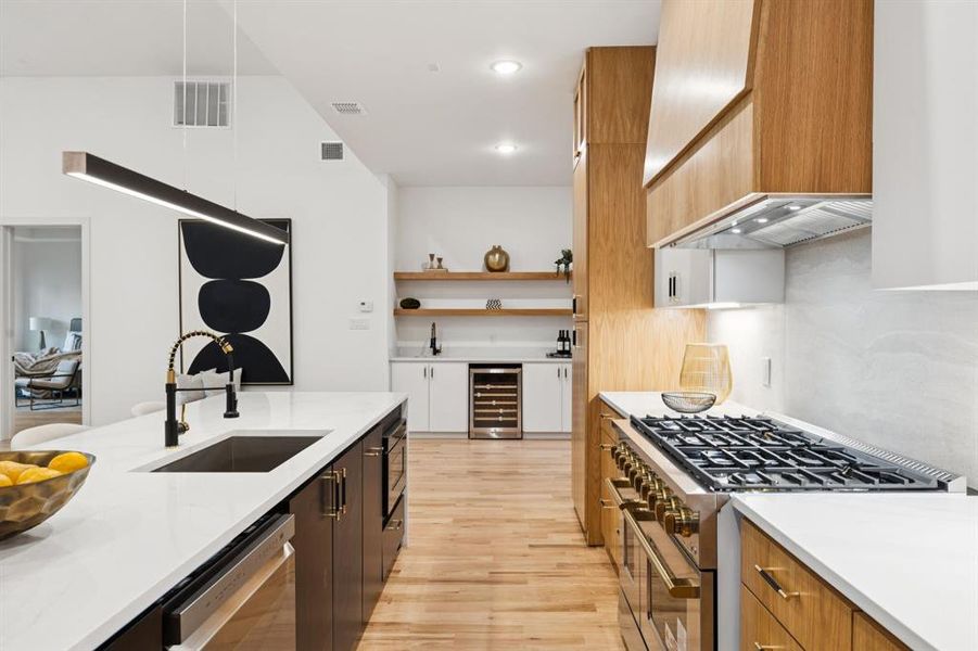 Furnished interior view inside a new home in , Dallas (Image 9). Furnished interior view inside a new home in , Dallas (Image 9).