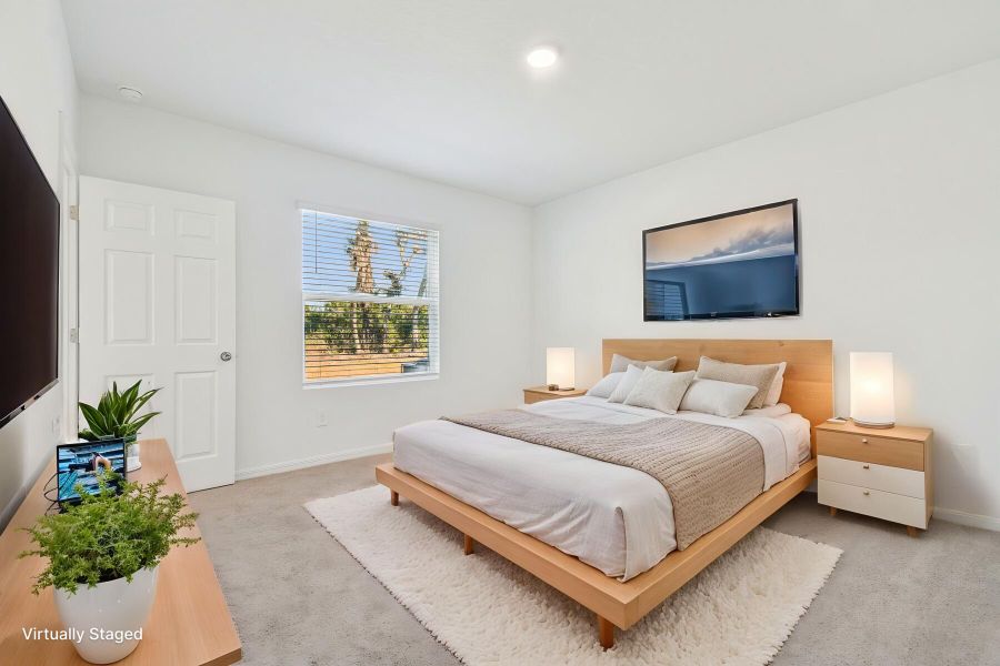 Owner's Bedroom - Virtually Staged