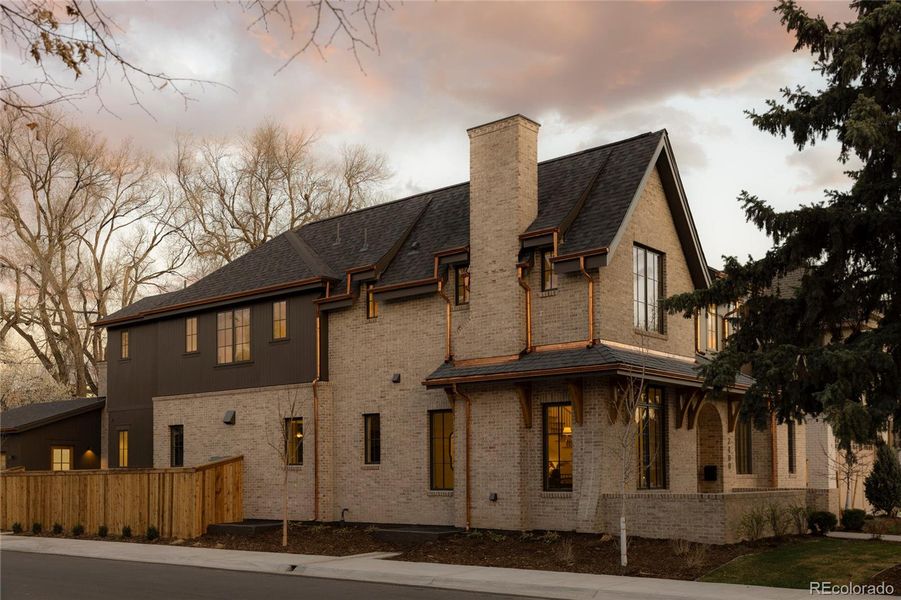 Front exterior of a new home in , Denver, CO, highlighting curb appeal (Image 31). Front exterior of a new home in , Denver, CO, highlighting curb appeal (Image 31).