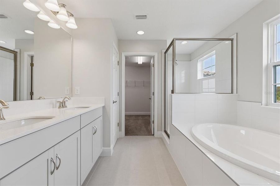 Furnished interior view inside a new home in Crosswind Ranch, Parrish (Image 7). Furnished interior view inside a new home in Crosswind Ranch, Parrish (Image 7).