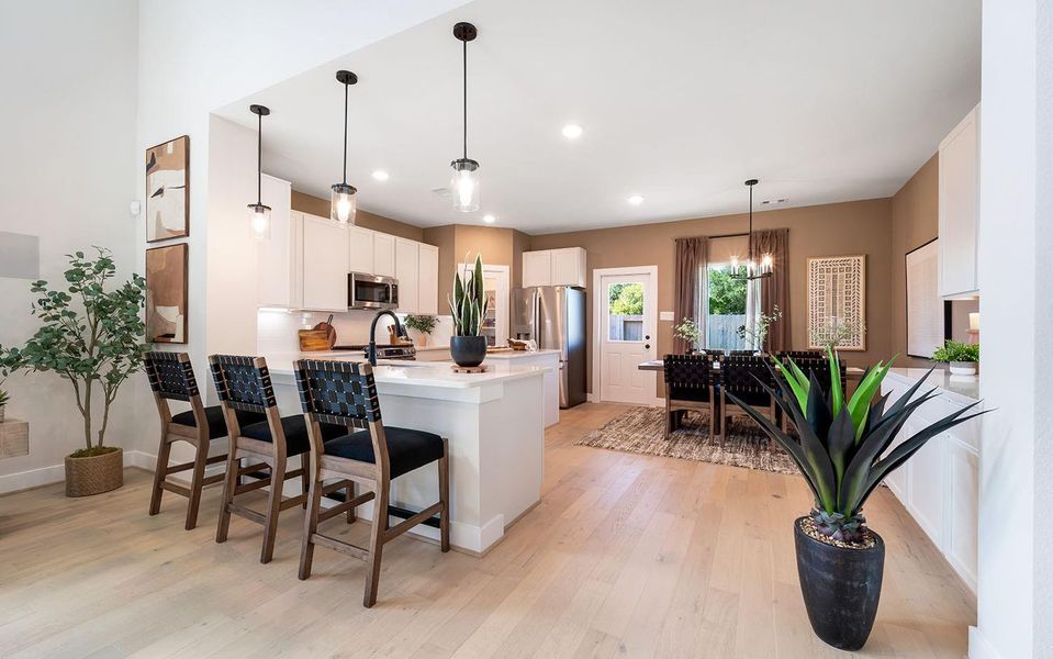 Furnished interior view inside a new home in Steed Landing, Texas City (Image 16).