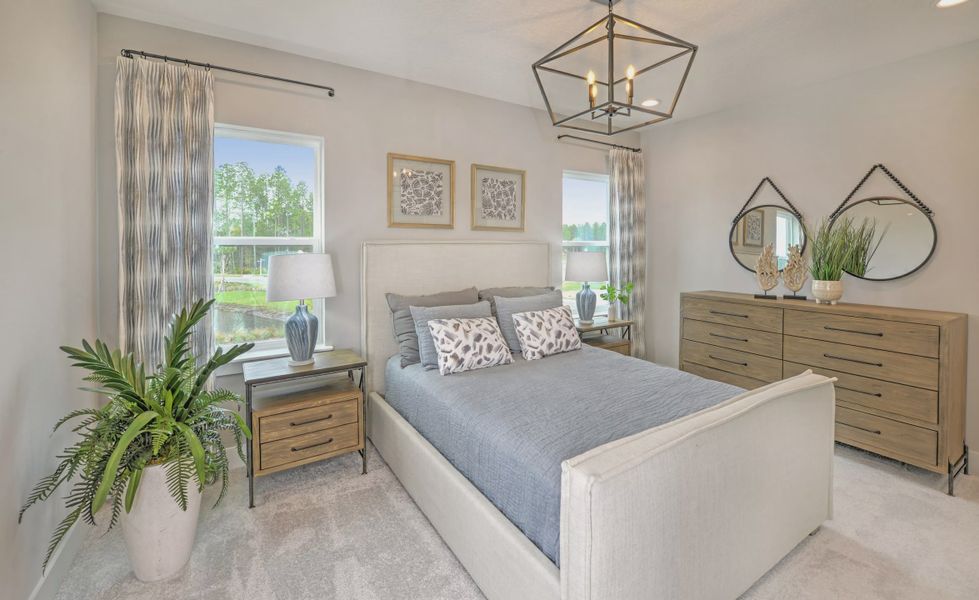 Furnished interior view inside a new home in Middlebourne, St. Johns (Image 33).