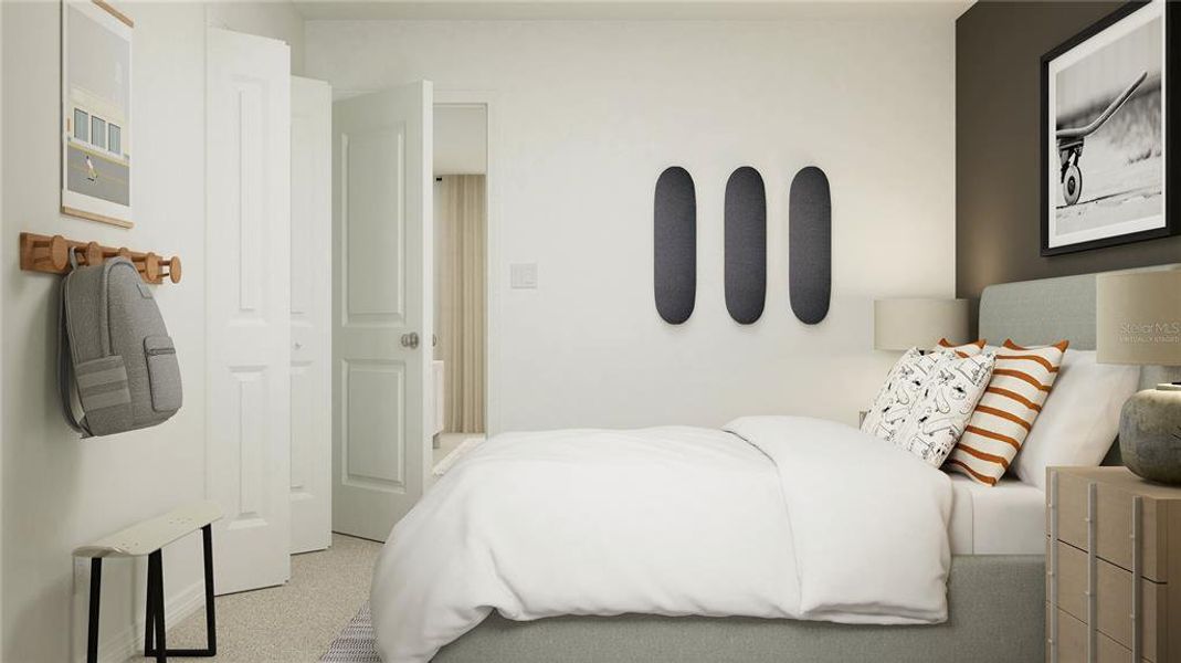 Furnished interior view inside a new home in Ranches at Lake Mcleod, Eagle Lake (Image 19).