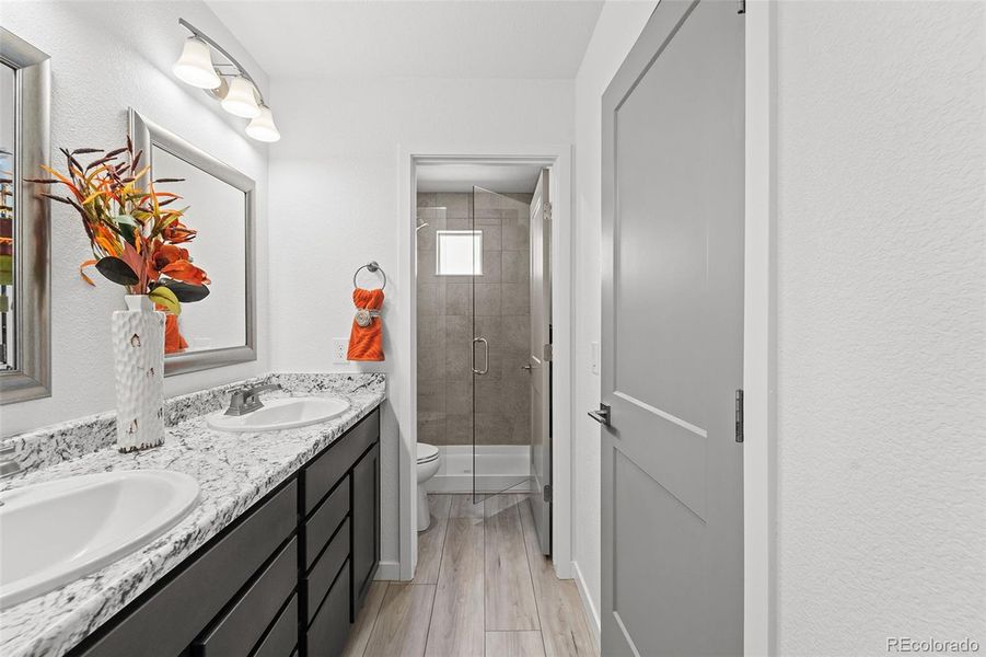 Furnished interior view inside a new home in , Colorado Springs (Image 12).