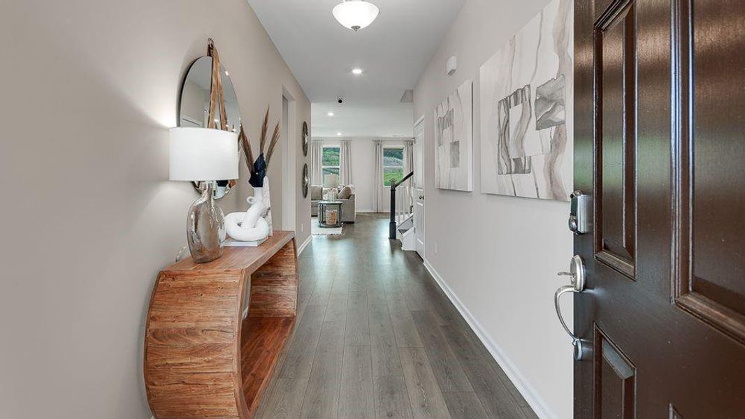 Furnished interior view inside a new home in Stratford Hills, Ball Ground (Image 7).
