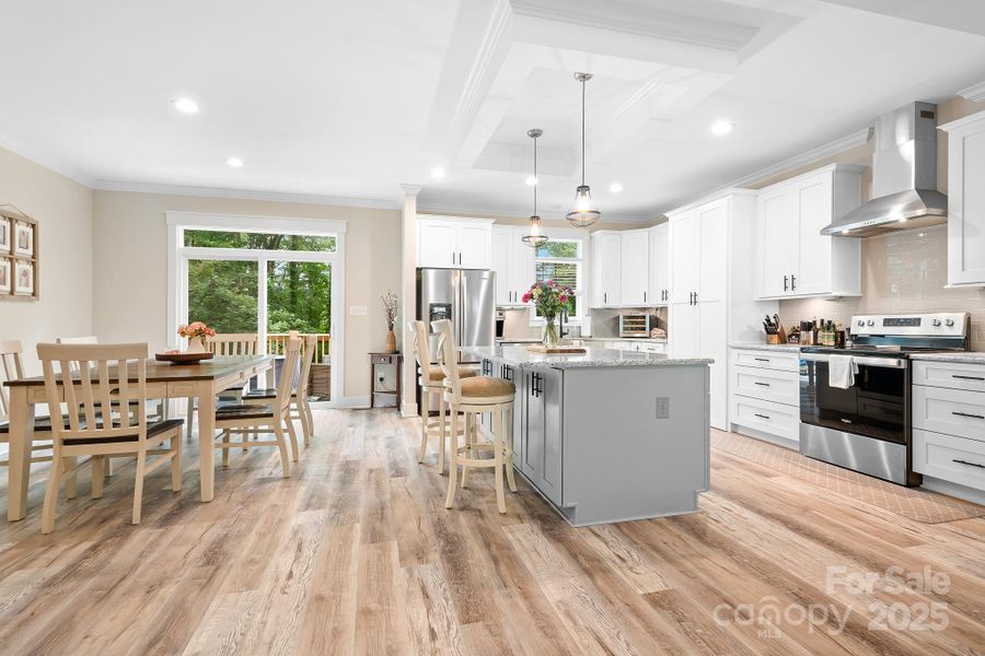 Furnished interior view inside a new home in , Statesville (Image 15).