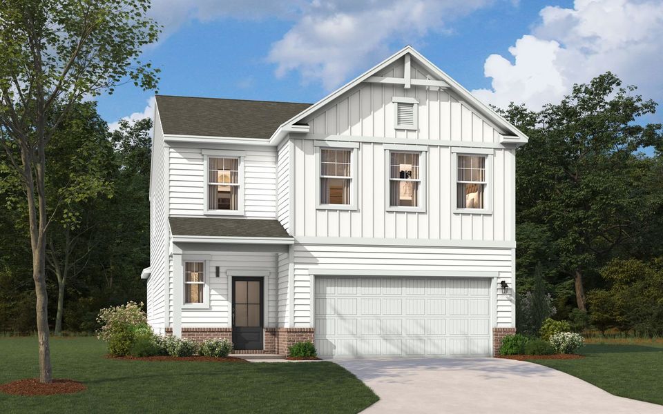 Representative exterior photo of a completed home built from the The Yarmouth by Stanley Martin Homes in Summer Orchard, Lexington, SC (Image 2).