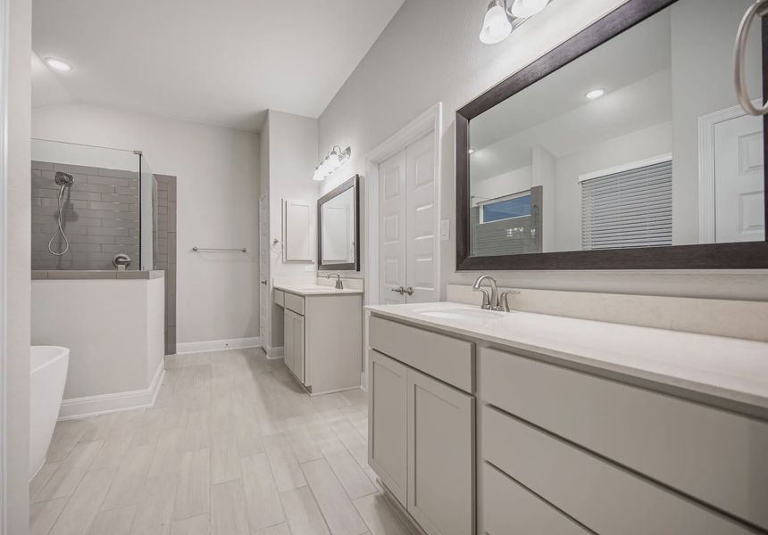 Representative furnished interior of a home built from the Calvin by Chesmar Homes in Heimer Estates at Garden Ridge, Fulshear (Image 7).