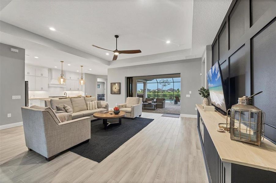 Furnished interior view inside a new home in , Englewood (Image 35).