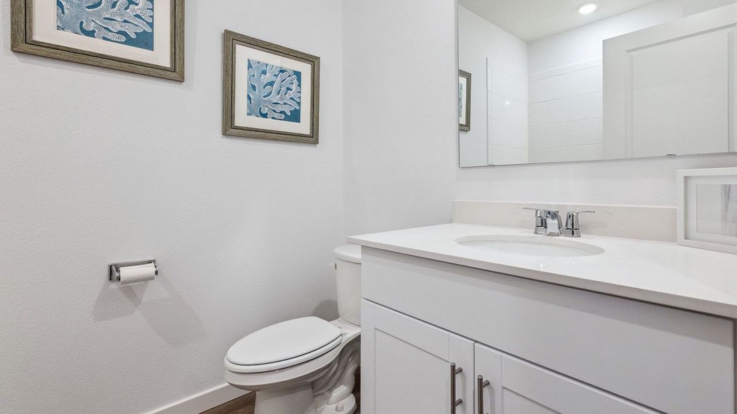 Furnished interior view inside a new home in Halifax Plantation Villas, Ormond Beach (Image 13).
