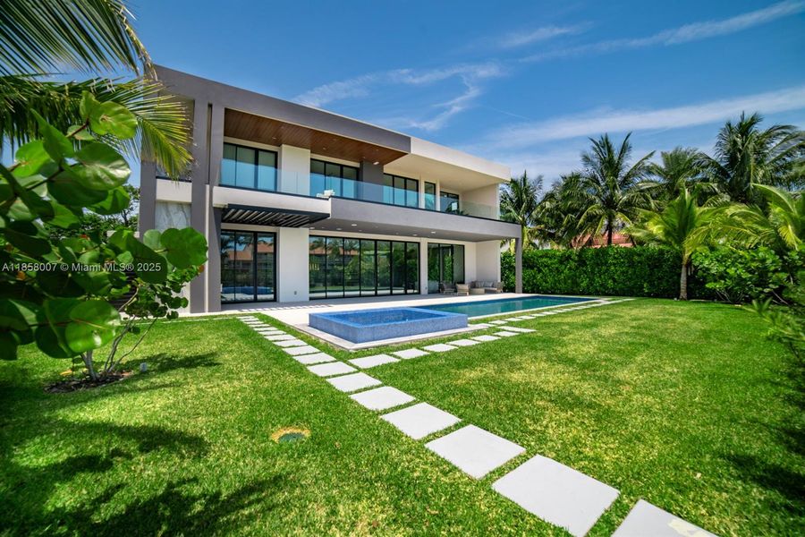 Front exterior of a new home in , Hallandale Beach, FL, highlighting curb appeal (Image 22).