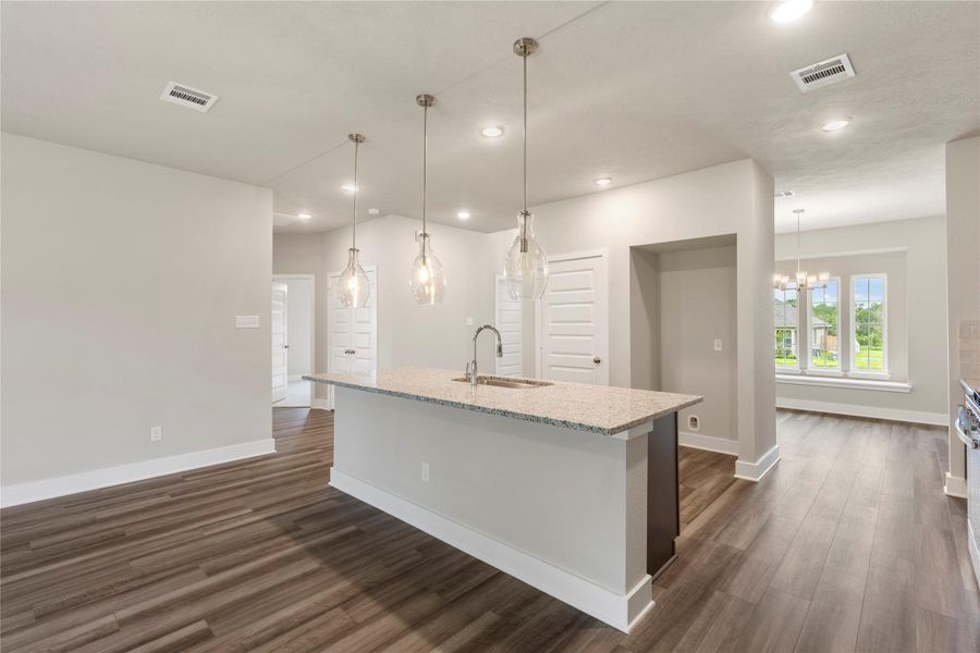 Furnished interior view inside a new home in Vintage Farms, Brenham (Image 8).