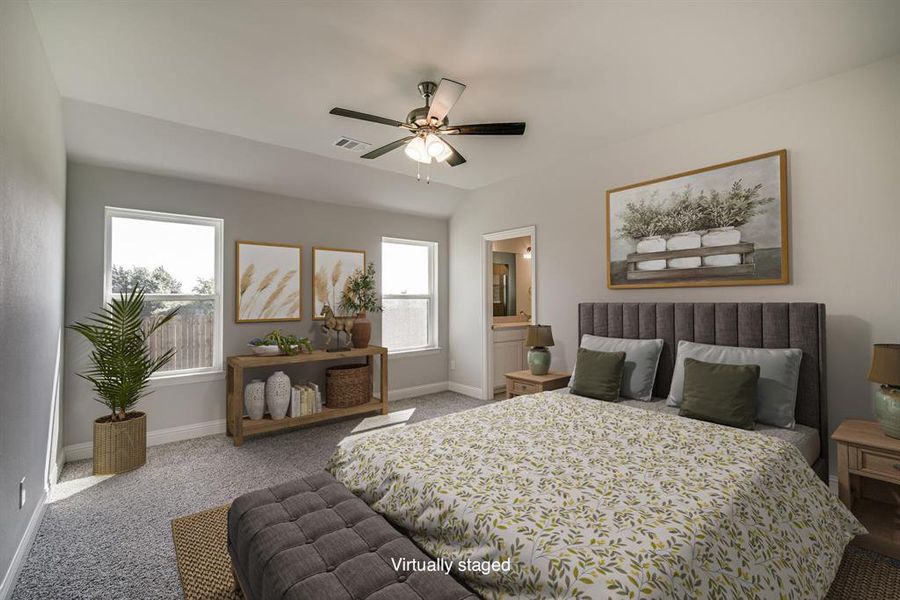 Furnished interior view inside a new home in , Corsicana (Image 9).