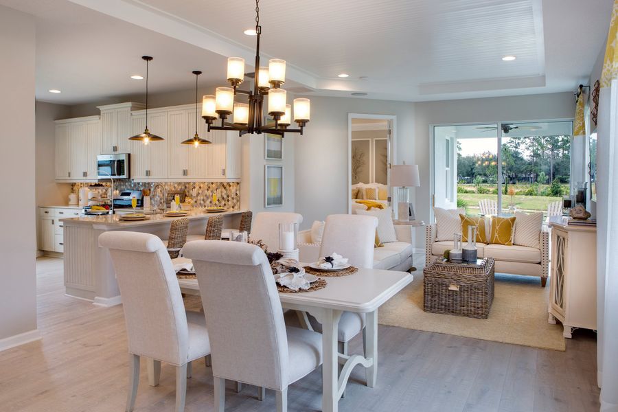 Great Room - Image shown is not modeled at Cresswind Lakewood Ranch