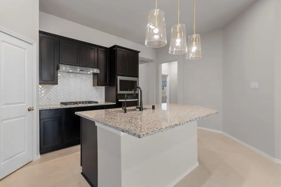 Furnished interior view inside a new home in Grand Central Park, Conroe (Image 7).