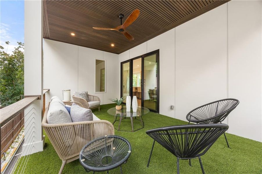 Exterior details and patio area of a home in , Atlanta (Image 36). Exterior details and patio area of a home in , Atlanta (Image 36).