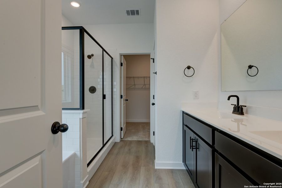 Furnished interior view inside a new home in The Heights at Saddlebrook Ranch 60's, Schertz (Image 10).