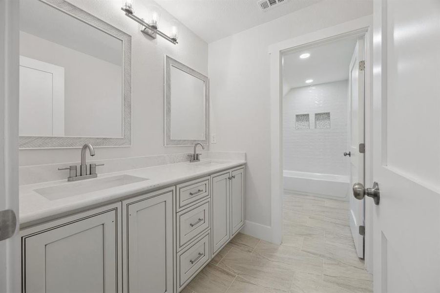Furnished interior view inside a new home in , Wills Point (Image 12).