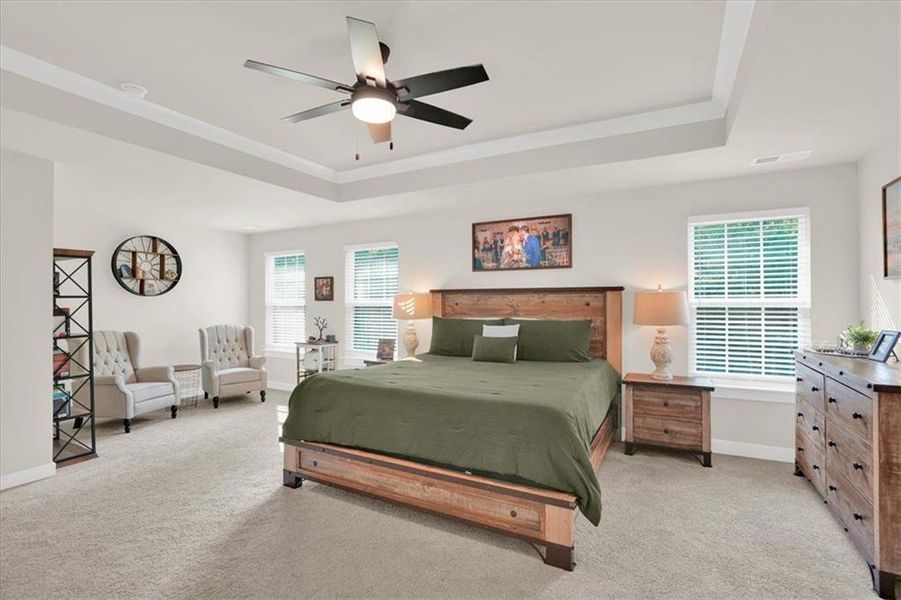 Furnished interior view inside a new home in , Fayetteville (Image 79).