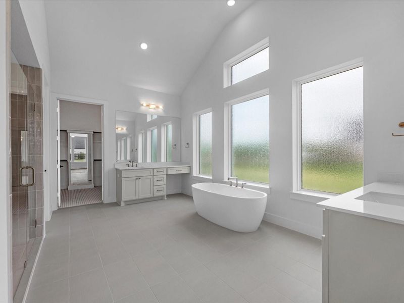 Furnished interior view inside a new home in The Estates at James Lane, Fulshear (Image 9).