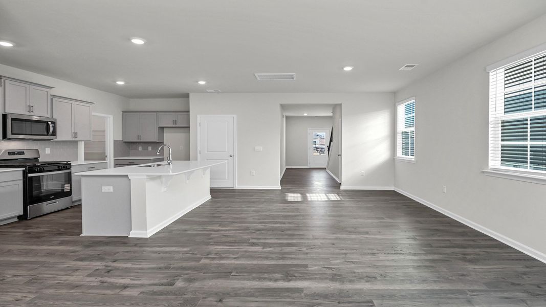 Furnished interior view inside a new home in Ferry Grove, Lexington (Image 3). Furnished interior view inside a new home in Ferry Grove, Lexington (Image 3).