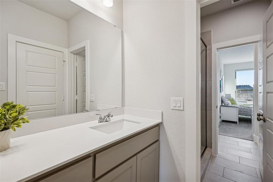 Furnished interior view inside a new home in , McKinney (Image 32). Furnished interior view inside a new home in , McKinney (Image 32).