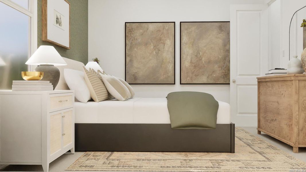 Furnished interior view inside a new home in Brookmill, San Antonio (Image 28).