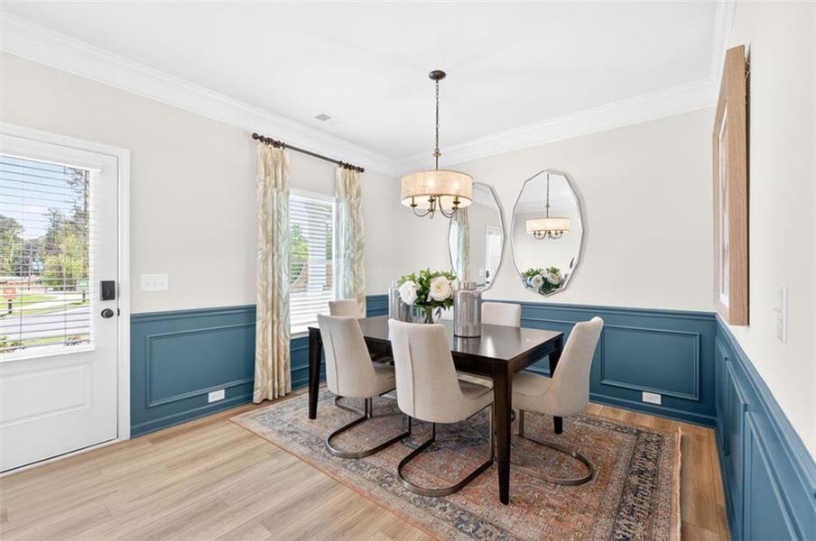 Furnished interior view inside a new home in The Stiles, Cartersville (Image 34).
