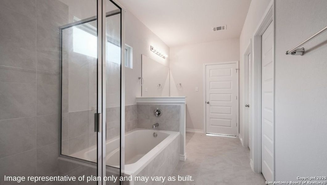 Furnished interior view inside a new home in Brookstone Creek, San Antonio (Image 4).