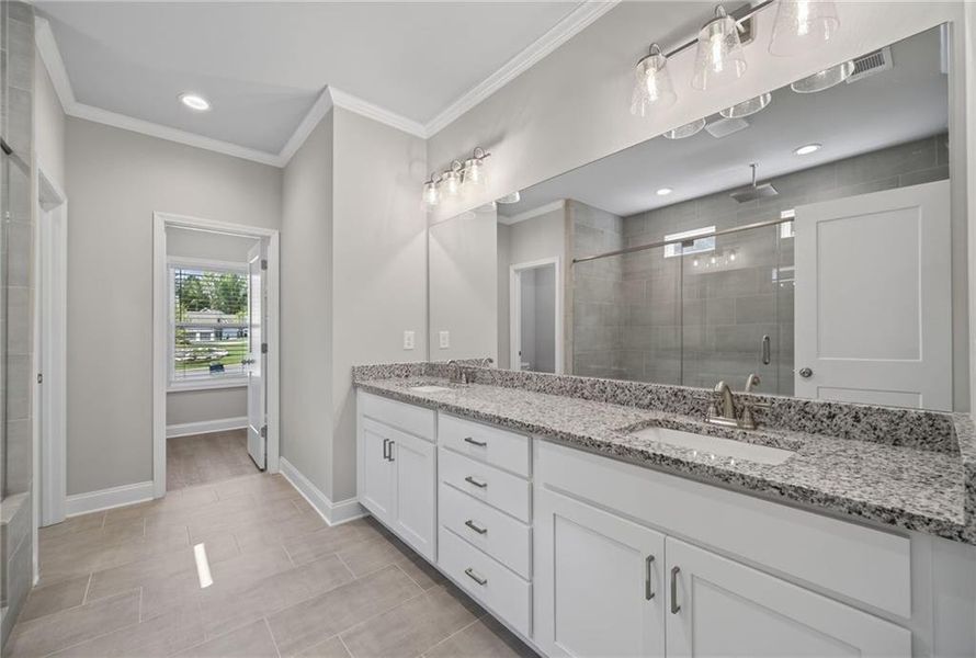 Furnished interior view inside a new home in , Loganville (Image 13).