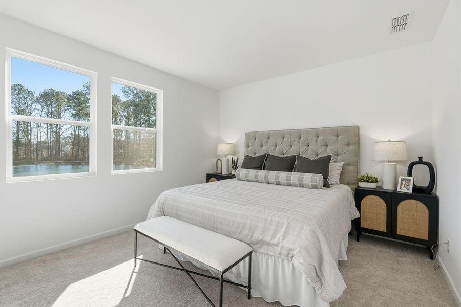 Furnished interior view inside a new home in Windance Lake, Loganville (Image 23).