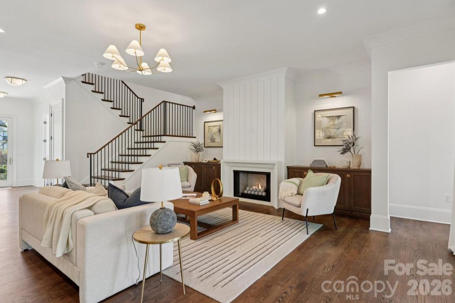 Furnished interior view inside a new home in , Charlotte (Image 43). Furnished interior view inside a new home in , Charlotte (Image 43).