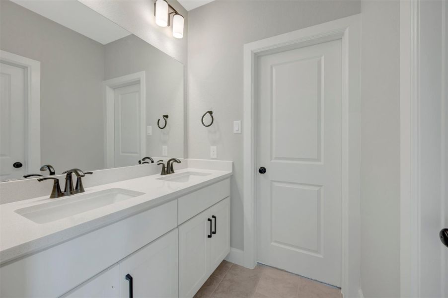 Furnished interior view inside a new home in Jordan Ranch - Premier Collection, Fulshear (Image 4).