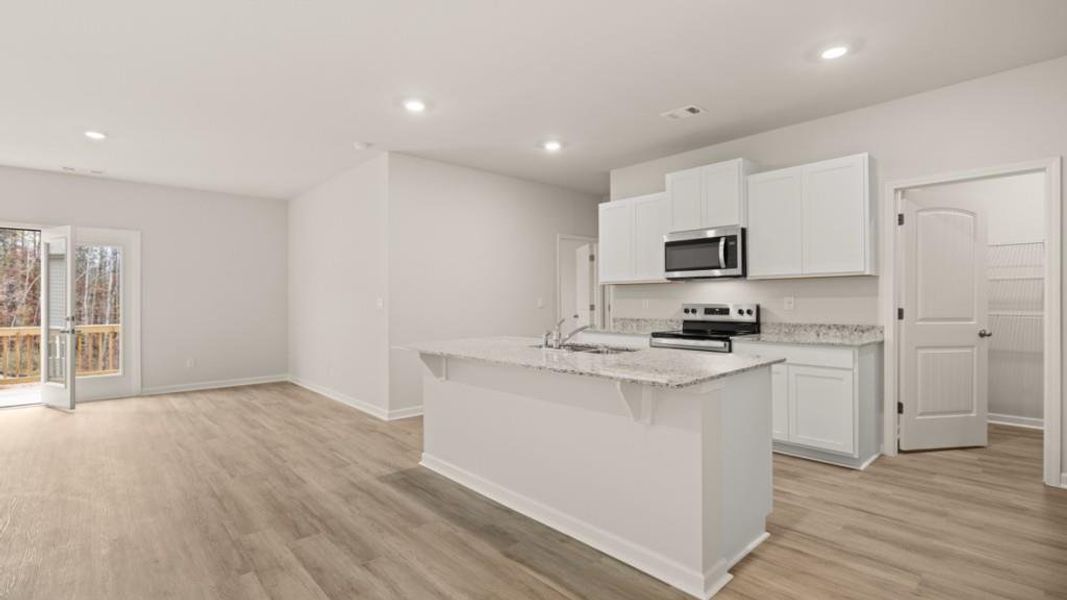 Furnished interior view inside a new home in Pointe Park, Union City (Image 6).