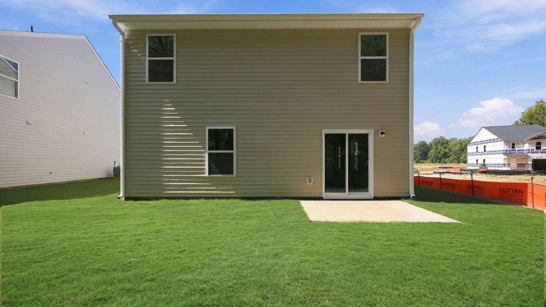 Exterior details and patio area of a home in Carter Ridge, Greenville (Image 19). Exterior details and patio area of a home in Carter Ridge, Greenville (Image 19).
