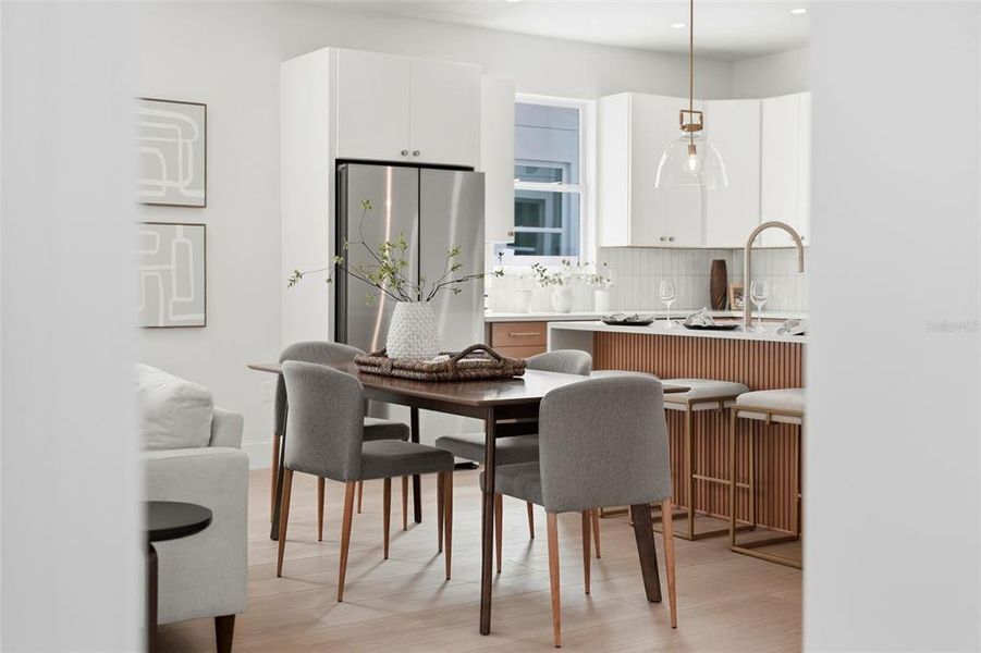 Furnished interior view inside a new home in , St. Petersburg (Image 13).