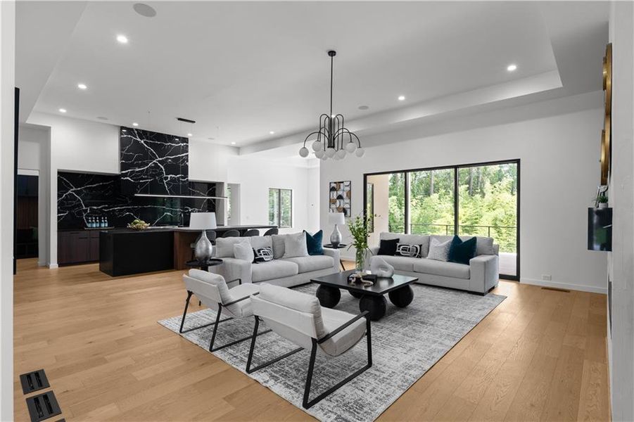 Furnished interior view inside a new home in , Atlanta (Image 61). Furnished interior view inside a new home in , Atlanta (Image 61).