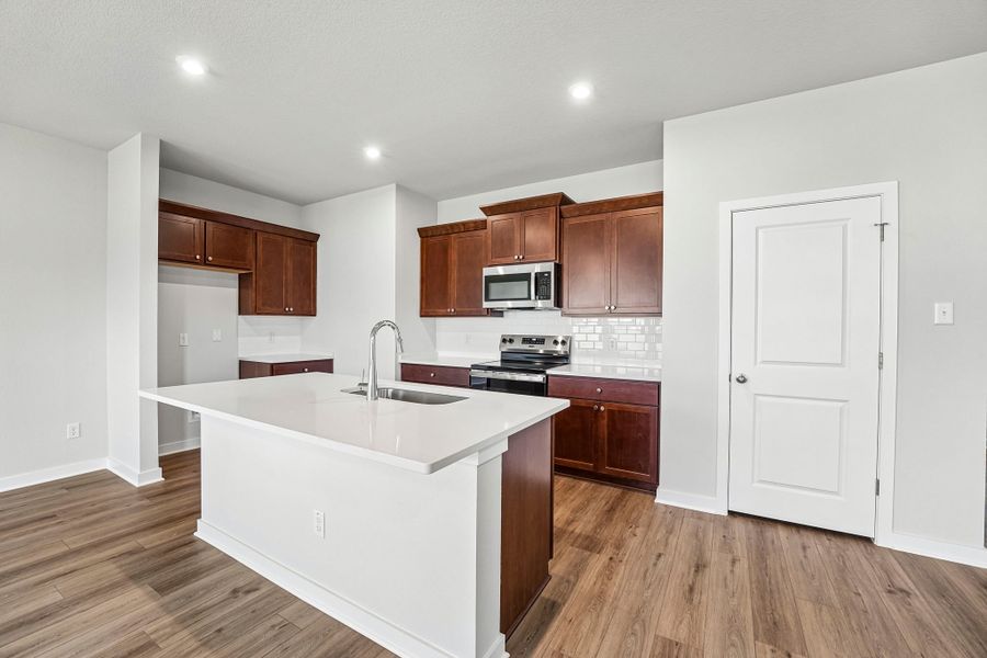 Furnished interior view inside a new home in Hillside Village, Temple (Image 5).