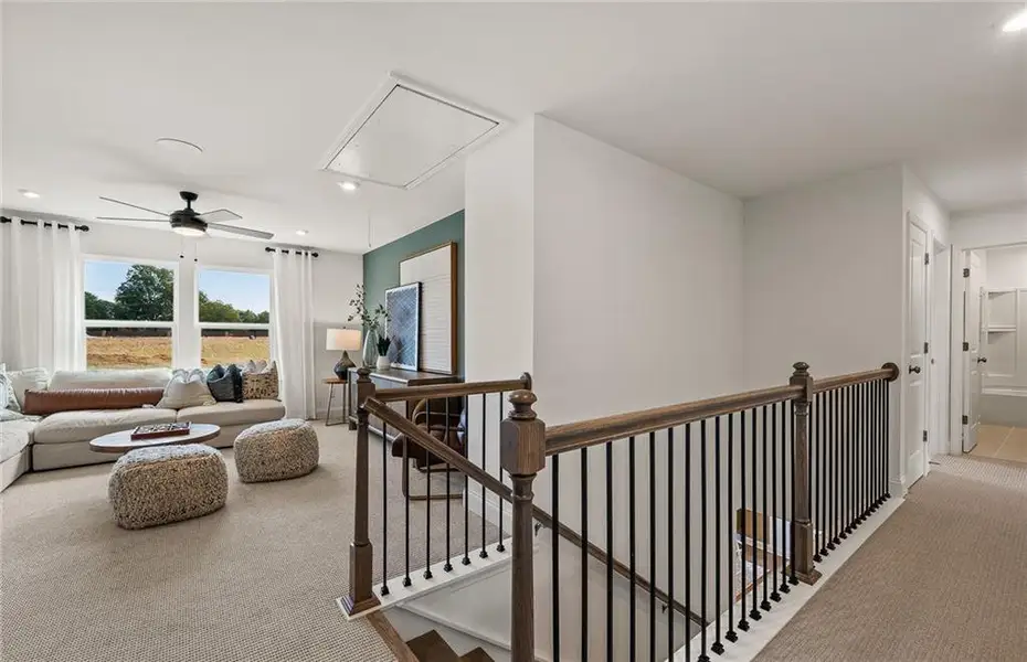 Furnished interior view inside a new home in Berkeley Mill, Cumming (Image 5).